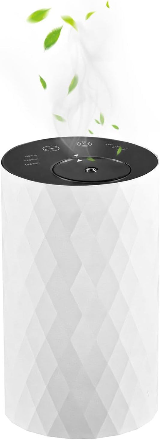 Waterless Diffuser for Essential Oils - Wireless Aromatherapy Diffuser Cordless USB Rechargeable Diffuser Car Air Diffuser Car Accessories for Men Women, Electric Diffuser for Home/Car/Office
