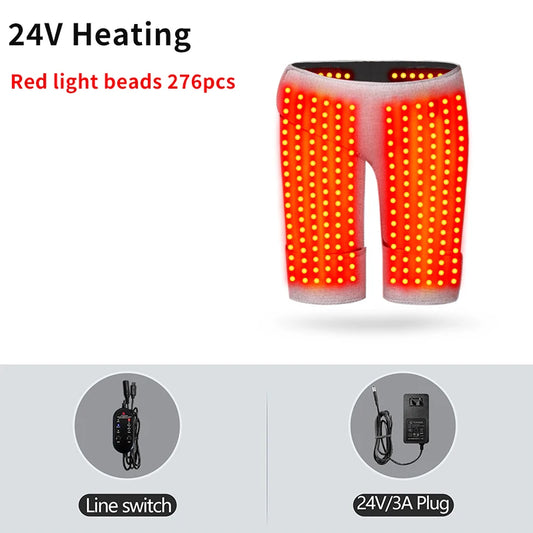 Red Light Therapy Hip Massager -3-Gear Heat & Vibration,For Recovery&Warmth,Relieves Muscle Stiffness , for Recovery &Daily Care